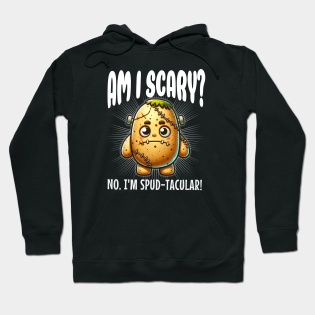 Spudtacular Monster 🥔 Cute Potato Frankenstein Hoodie by Critter Chaos